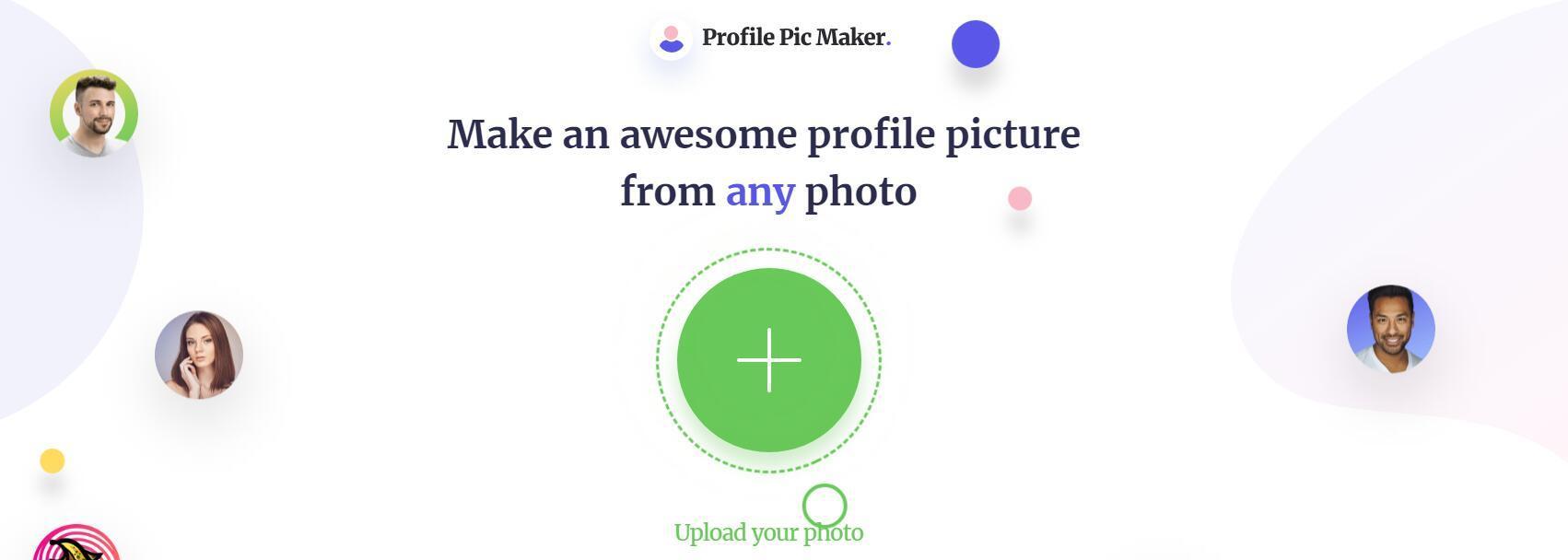 Profile Pic Maker 免费的头像在线工具-PK技术网