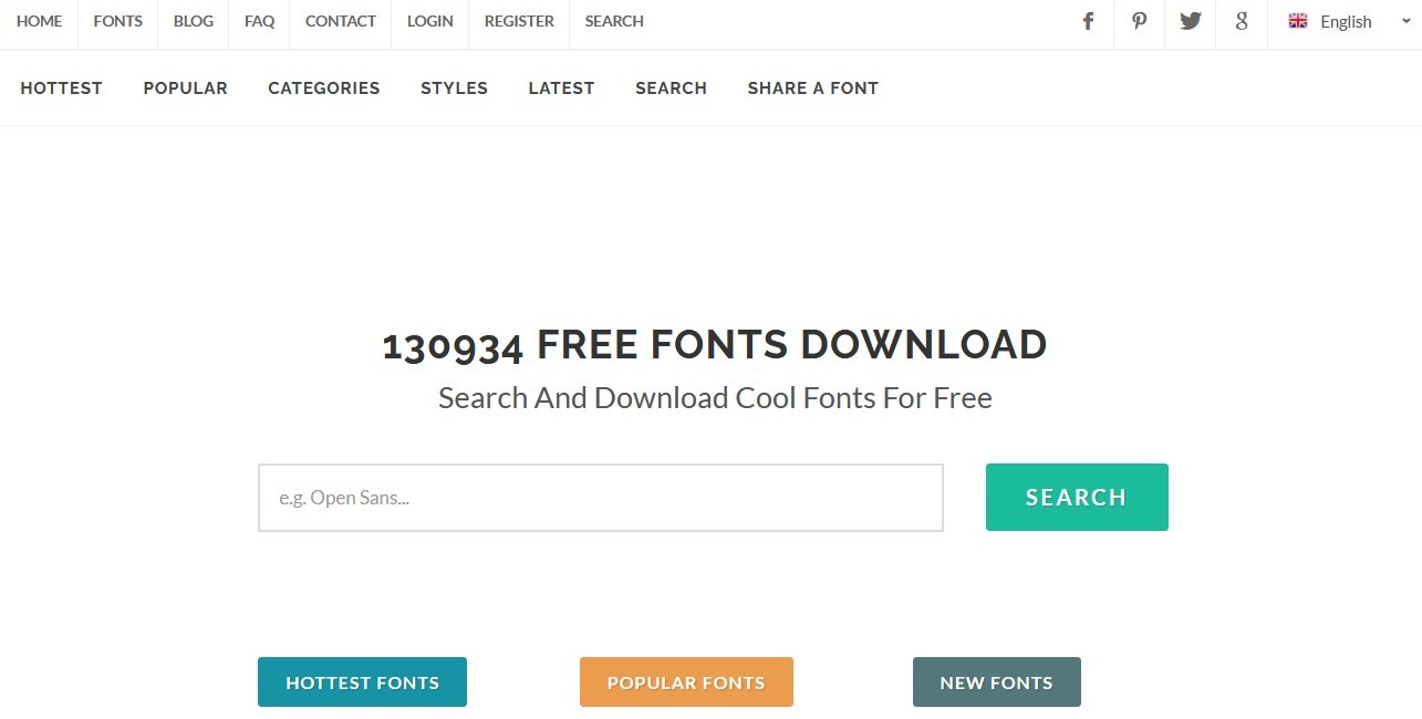 Fontsup 下载13万种免费英文字体